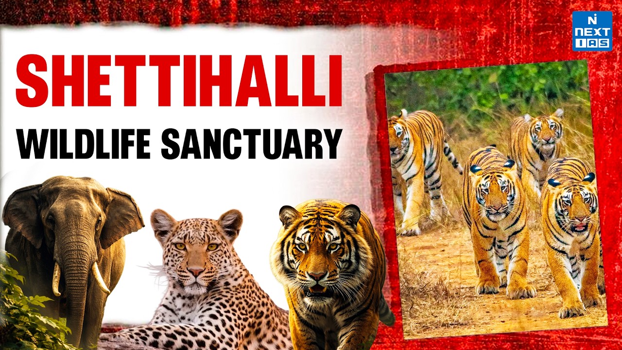 Shettihalli Wildlife Sanctuary |  Boundary Controversy & Key Facts for UPSC | NEXT IAS