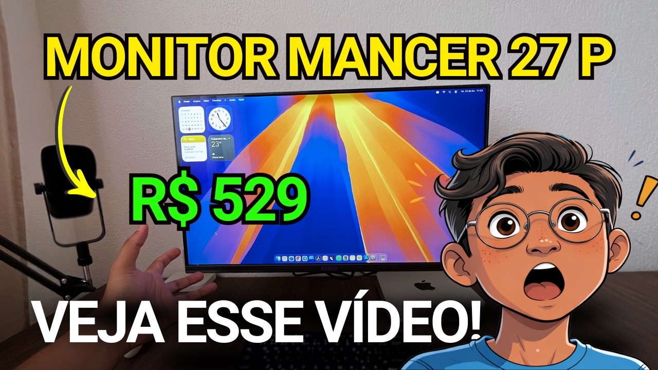 Monitor Mancer 27 Polegadas Gamer por R$529 – Vale a Pena? Review Completo