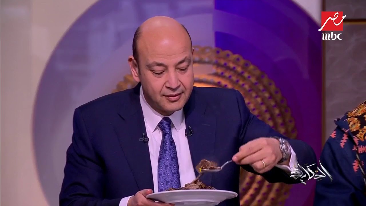 عمرو أديب منبهر بصينية الكنافة السورية ..شاهد
