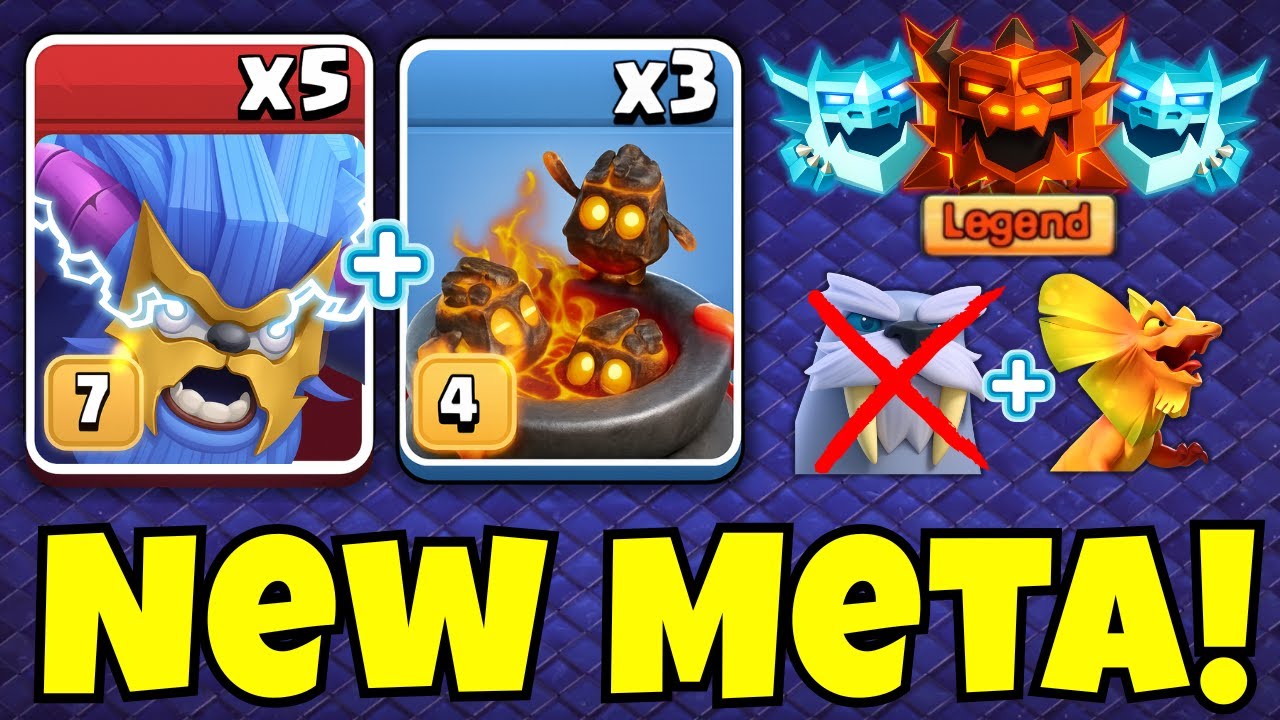 Best Rank Battle Attack Strategy - Super Yeti + Furnace Combo at Town Hall 17 (coc)