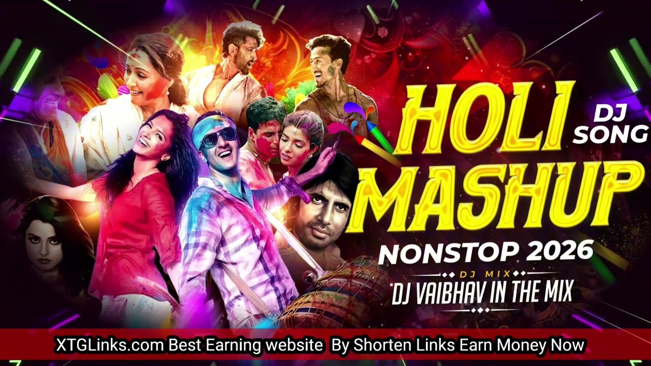 Holi DJ Remix 2026 🎉 | Top Bollywood Holi Songs | Nonstop Dance Mix | Superhit Bollywood DJ Mashup