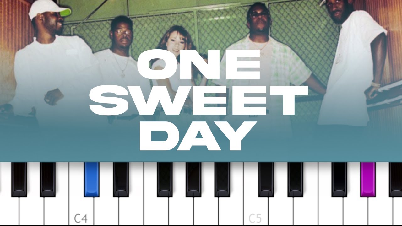 Mariah Carey, Boyz II Men - One Sweet Day (piano tutorial)