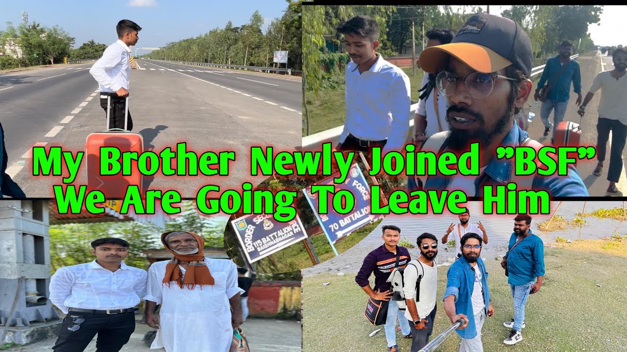 My friend&rsquo;s brother newly joined &ldquo;BSF&rdquo; we are going to leave him || Farakka Bridge v ghumne liya ||