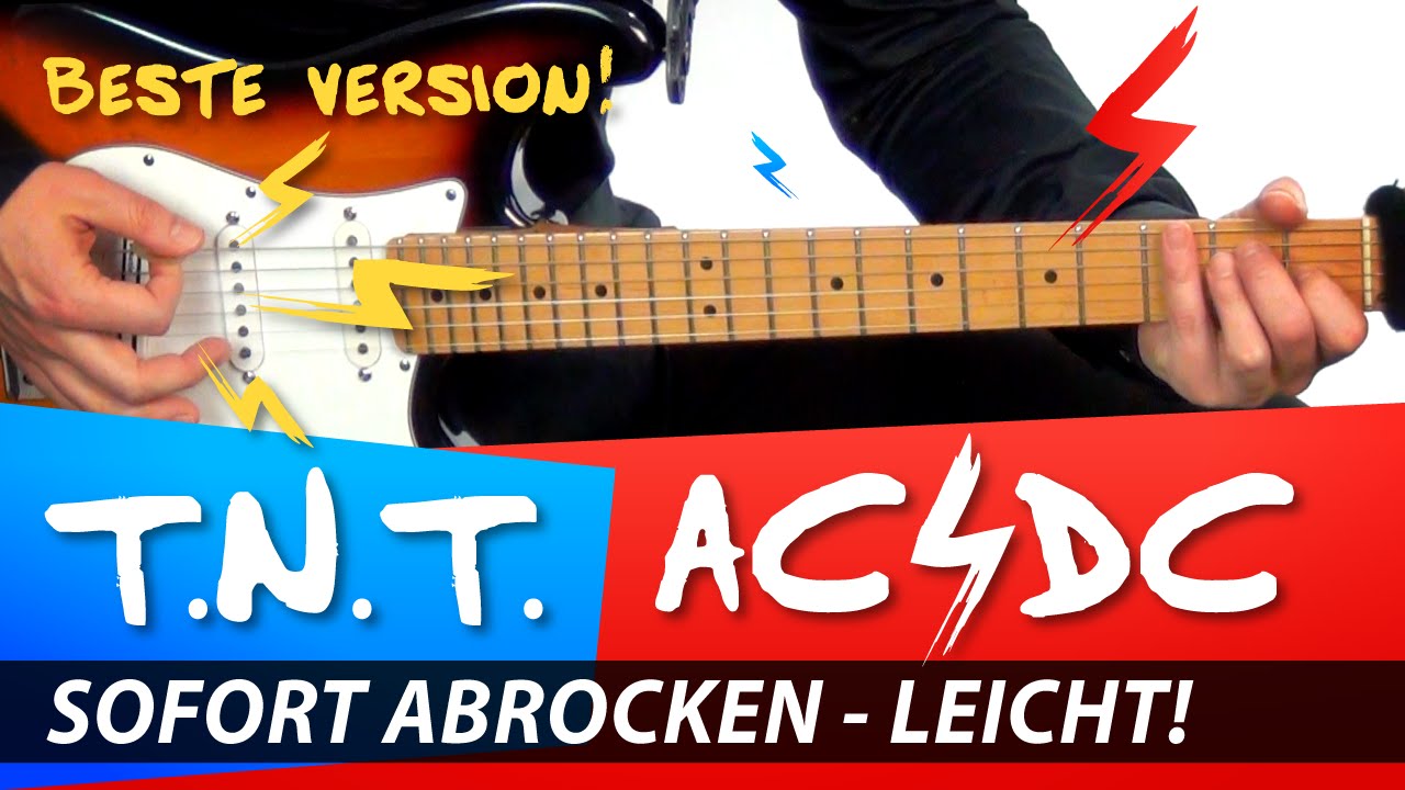 ★ TNT ► AC/DC ► E-GITARRE LERNEN Anfänger Deutsch