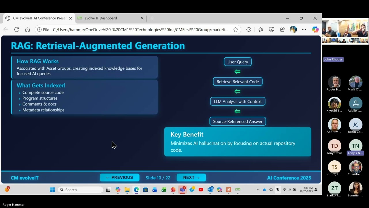 AI Conference CM evolveIT Deep Dive