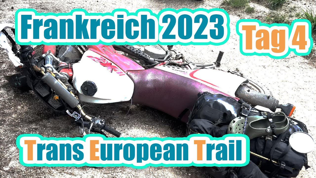 Sprünge mit der DR Big, Yamaha XT am Limit - TET FRANCE 2023 - Tag 4 - KTM Suzuki