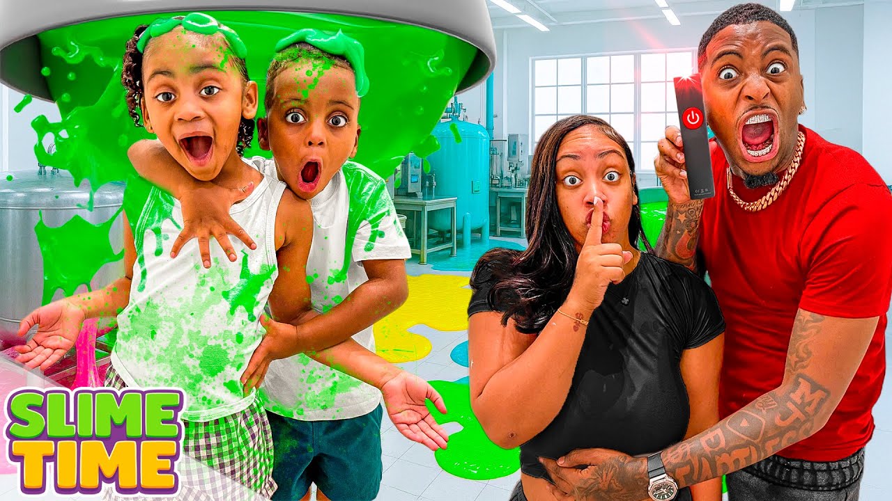  We Took Mj and Londyn to the Slime Factory **GOT SLIMED**