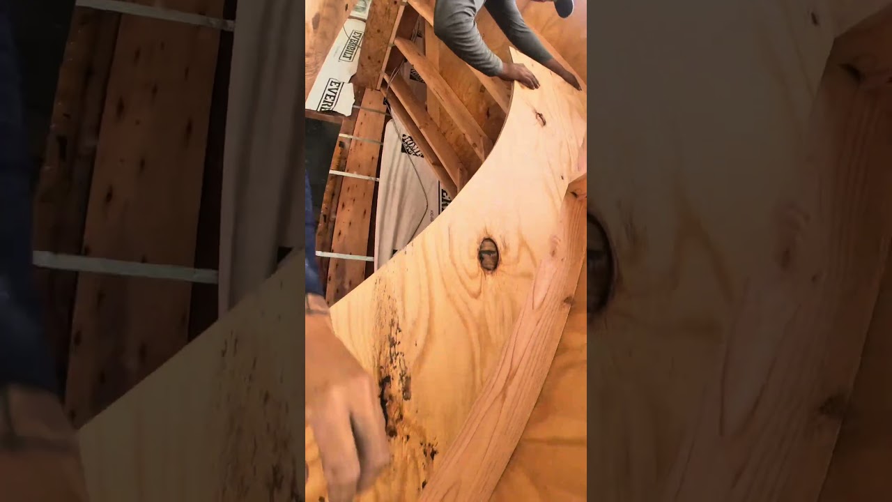 Round porch #diy #shortvideo #carpentry #wooddesigner #shorts