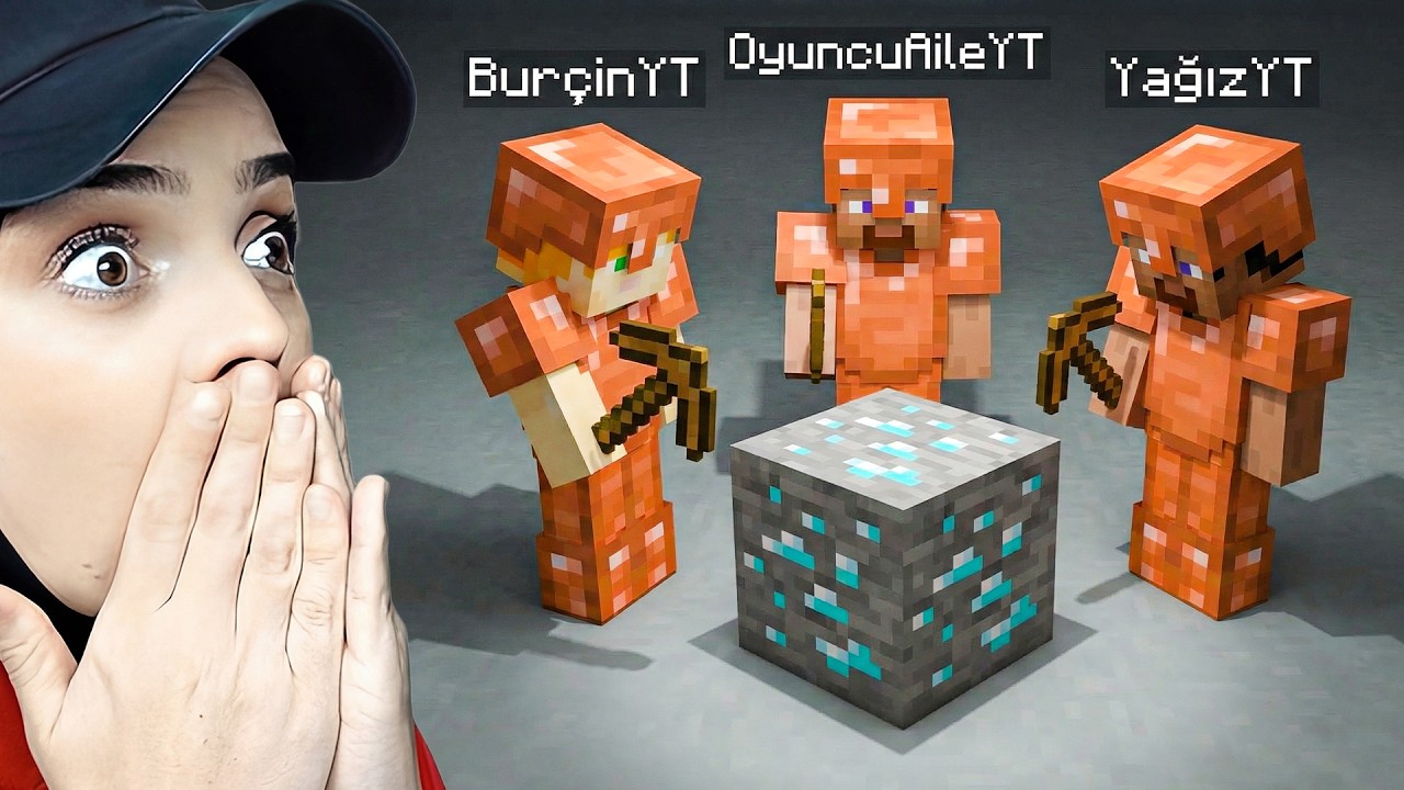 OYUNDAKİ TEK ELMAS BLOĞU! BİRLİKTE MİNECRAFT! 💎😱