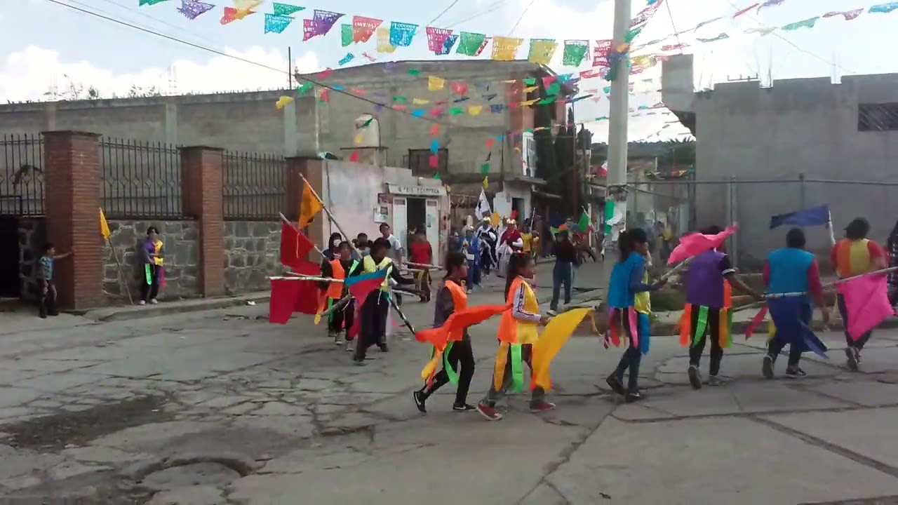 tradicional paseo  en San Mateo Texcalyacac