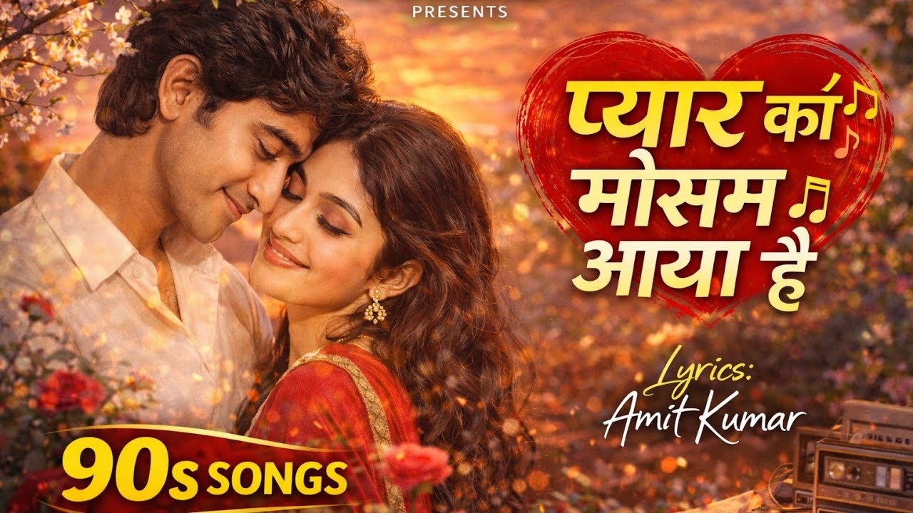 Pyar Ka Mausam Aaya Hai | 90s Romantic Love Song | Lyrics Amit Kumar | MusickWorld1