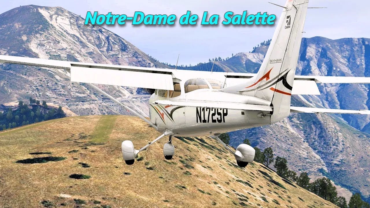 [X-Plane 12] Insane Landing in the French Alps | VR Test C172 | Meta Quest 3 RTX 4080S