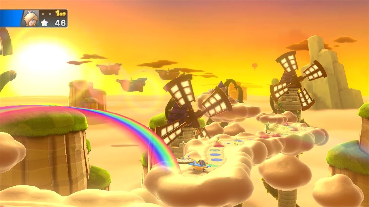 Mario Party 10 Mario Party #862 Rosalina vs Toadette vs Wario vs Waluigi Airship Central Master