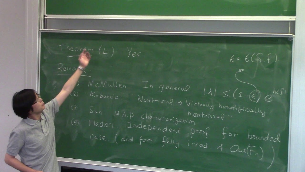 Yi Liu (Beijing) - Virtual homological spectral radii for automorphisms of surfaces