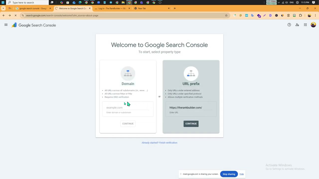 Google Search Consule SetUp  Technical SEO