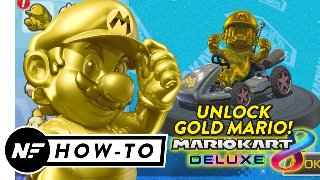 How to Unlock Gold Mario in Mario Kart 8 Deluxe