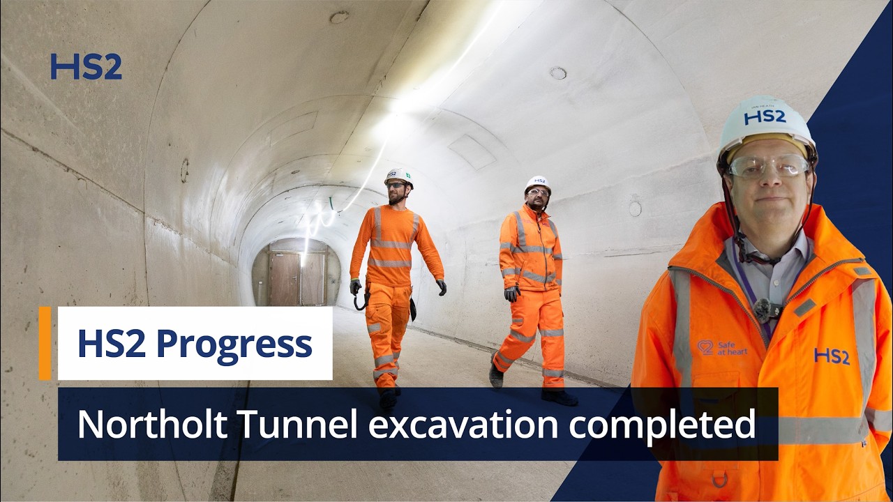 Northolt Tunnel progress update: 🚆 HS2 finishes excavation of 8.4 mile Northolt Tunnel in London 🏗️