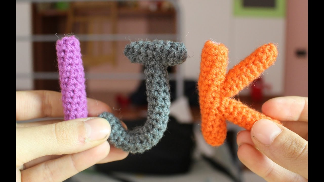 Alfabeto Amigurumi ● Lettere I, J e K | World Of Amigurumi