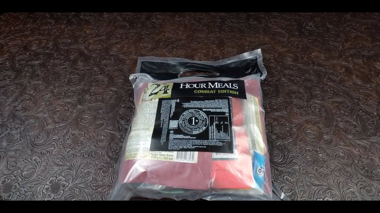MRE Review HUGE !!! 2018 Sweden Military 24 Hour Ration MRE Review Menu 1