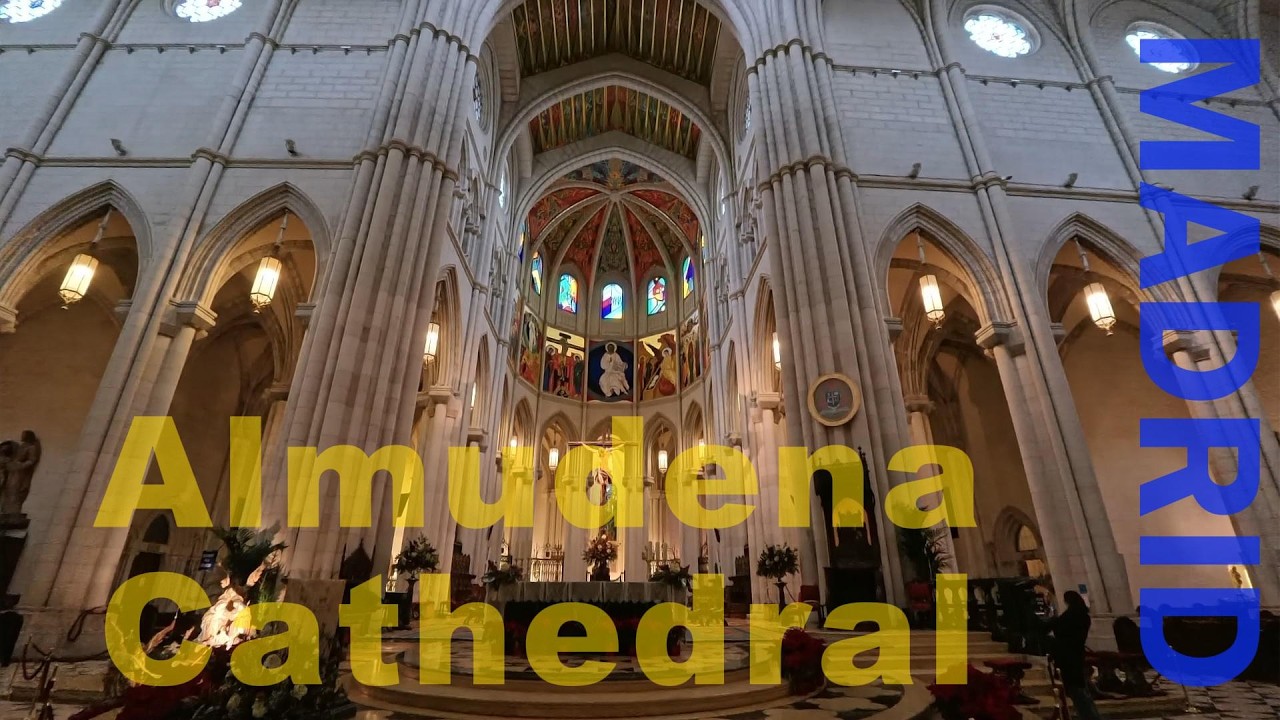 Almudena Cathedral in Madrid, Spain