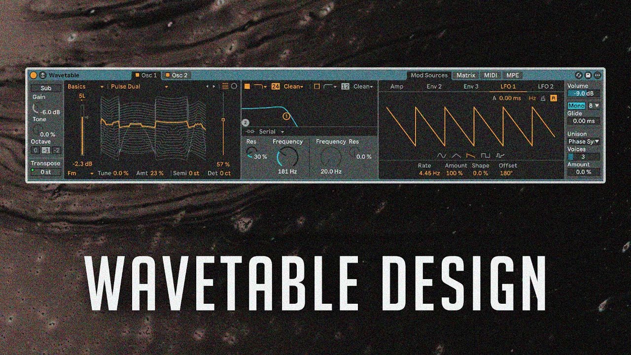 Ableton Wavetable Synth Design Tutorial | Modulation Techniques