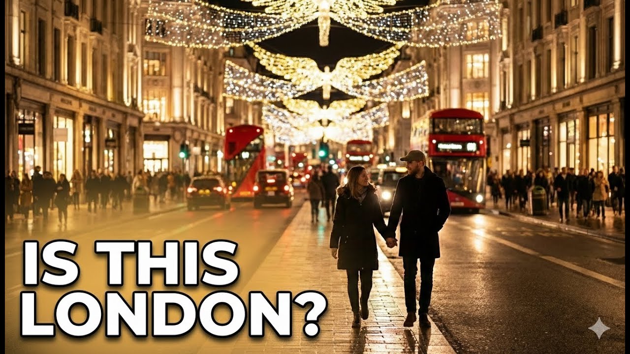A Christmas Night in London 🎄✨ | Downtown Vibes You Have to See