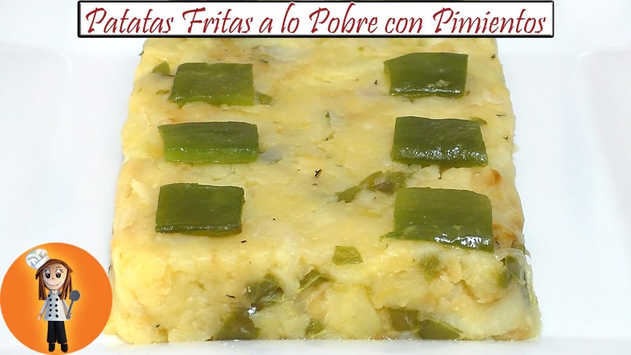 Patatas Fritas a lo Pobre con Pimientos | Receta de Cocina en Familia