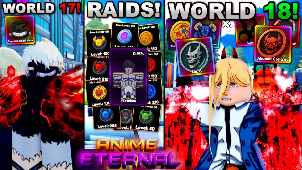 Проводите неограниченные рейды для ОГРОМНЫХ улучшений ОП в Roblox Anime Eternal... Вот что произо...
