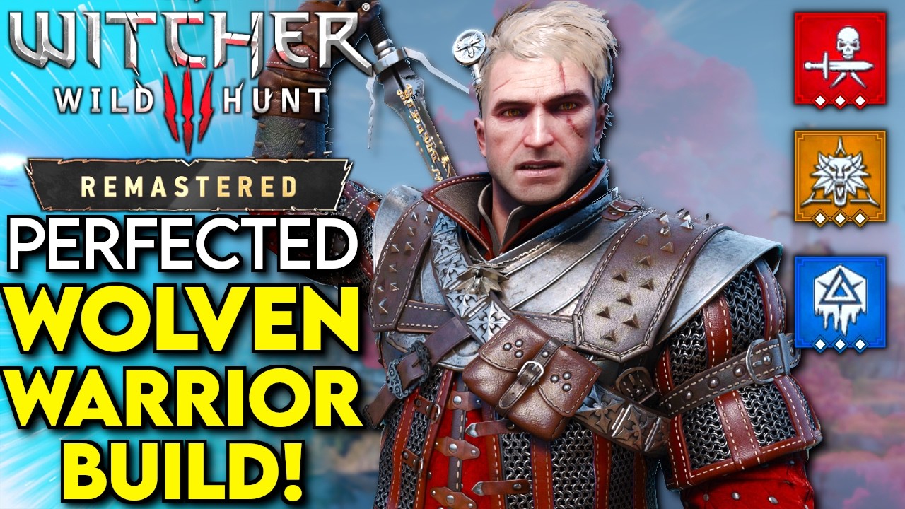 Лучший билд через ЗНАКИ И МЕЧИ в The Witcher 3 Remastered! | Гайд и советы по билду Школы Волка в...