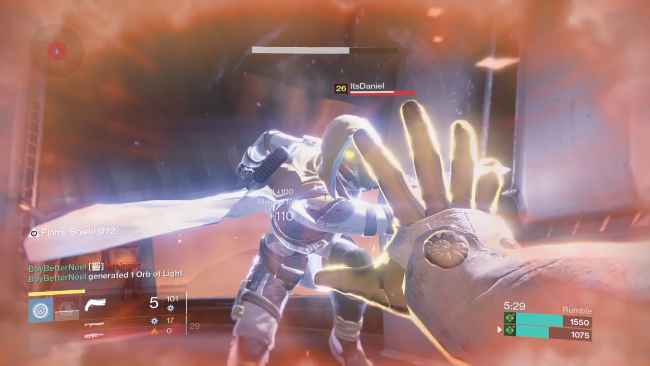Destiny Year 1 Overpowered Warlock Out-Melees Arc Blade