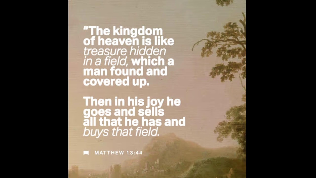 Matthew 13:44 - Bible - Verse Of The Day