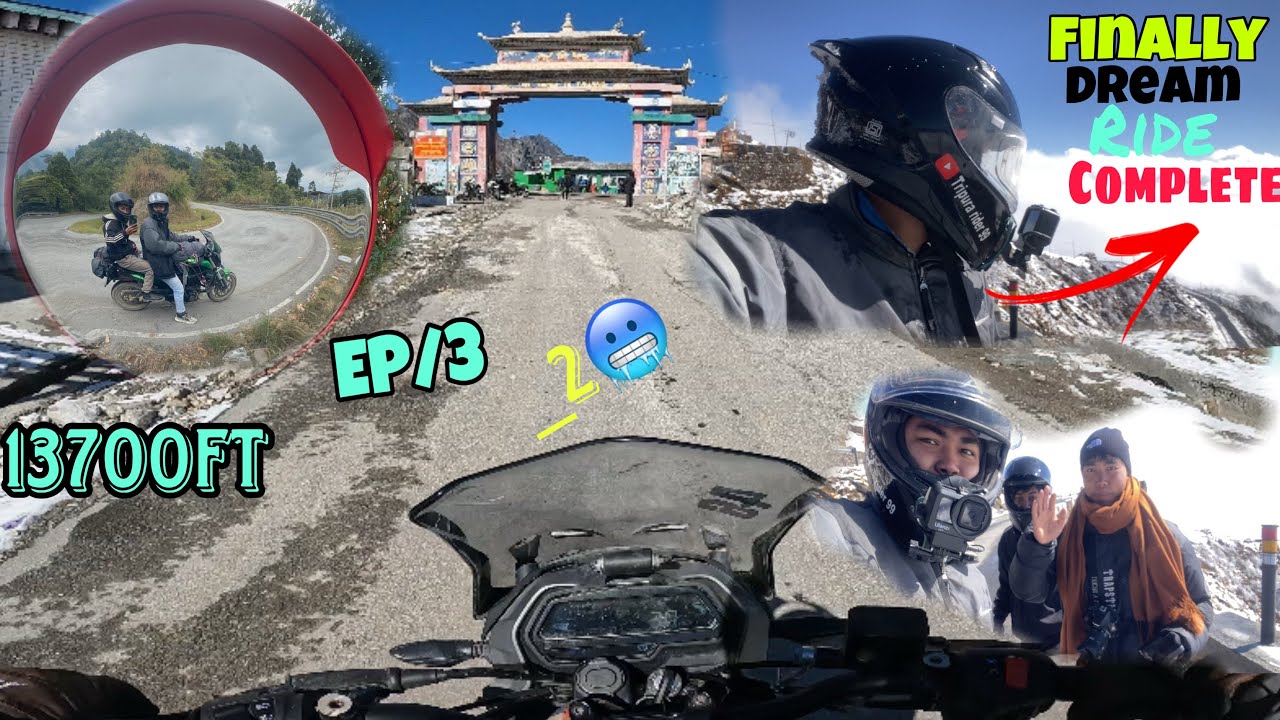 Finally Dream Complete To Tawang 😃 Heavy Snowfall  ❄️ in December 2024 🥶 // Episode 3