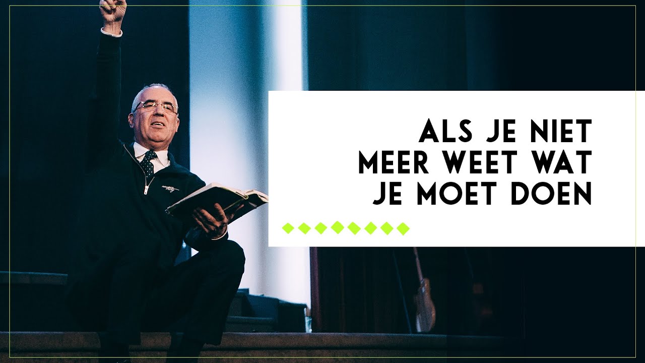 Als je niet meer weet wat je moet doen | David Maasbach | Kerkdienst gemist