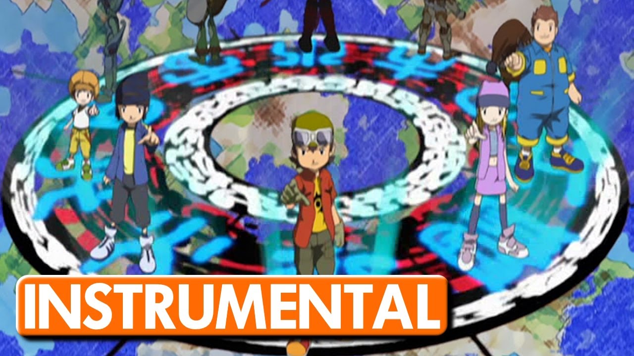 🇯🇵 Opening Theme FIRE!! Instrumental · Digimon Frontier Intro
