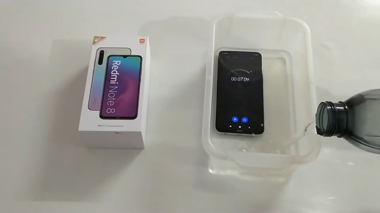 Redmi Note 8 Water Test | Redmi Note 8 Water and Durability Test | Thetechtv