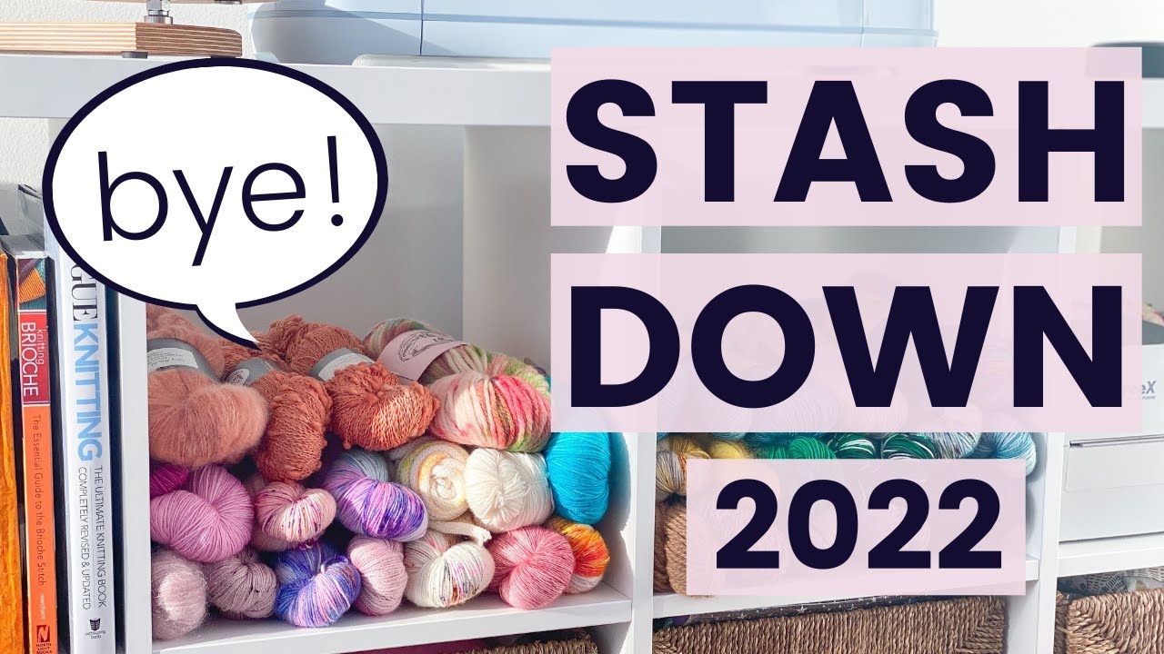 My Plan to ELIMINATE Stash in 2022 | Yarn Organization + Project Planning | Knitty Natty