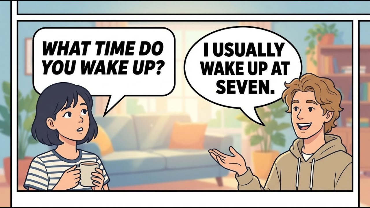 Real Life English Conversation Practice: Daily Routine Questions
