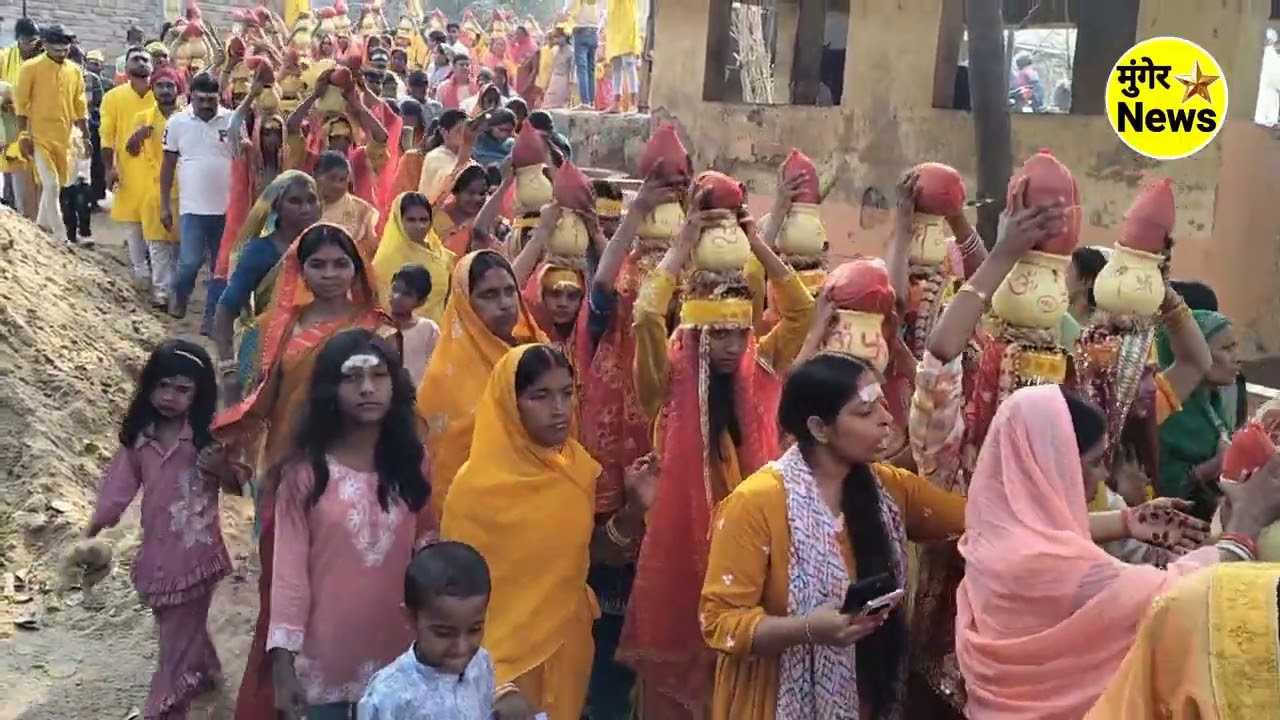 कलश शोभा यात्रा ,शिव मंदिर सुंदरपुर में निकली गई ,देखिए पूरा वीडियो