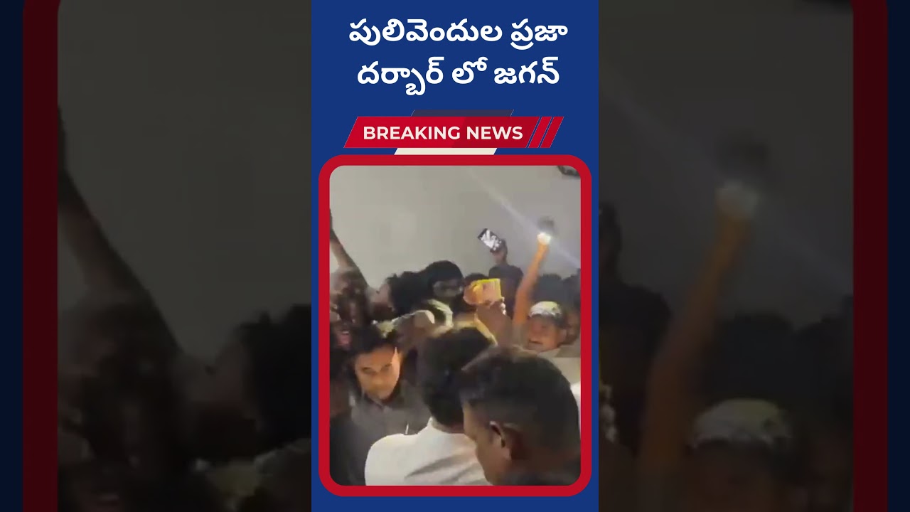 పులివెందుల ప్రజా దర్బార్ లో జగన్ | Dhruva tv