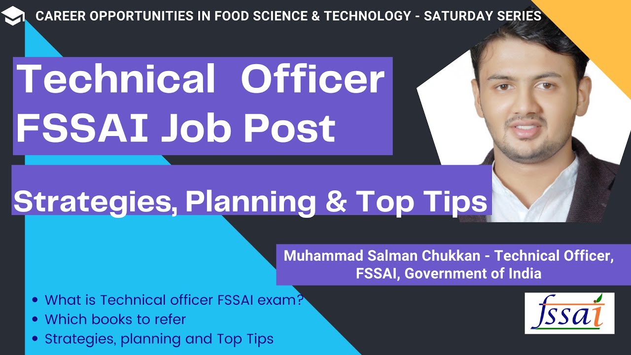 Technical Officer FSSAI Job post-Strategies, Planning and Top Tips
