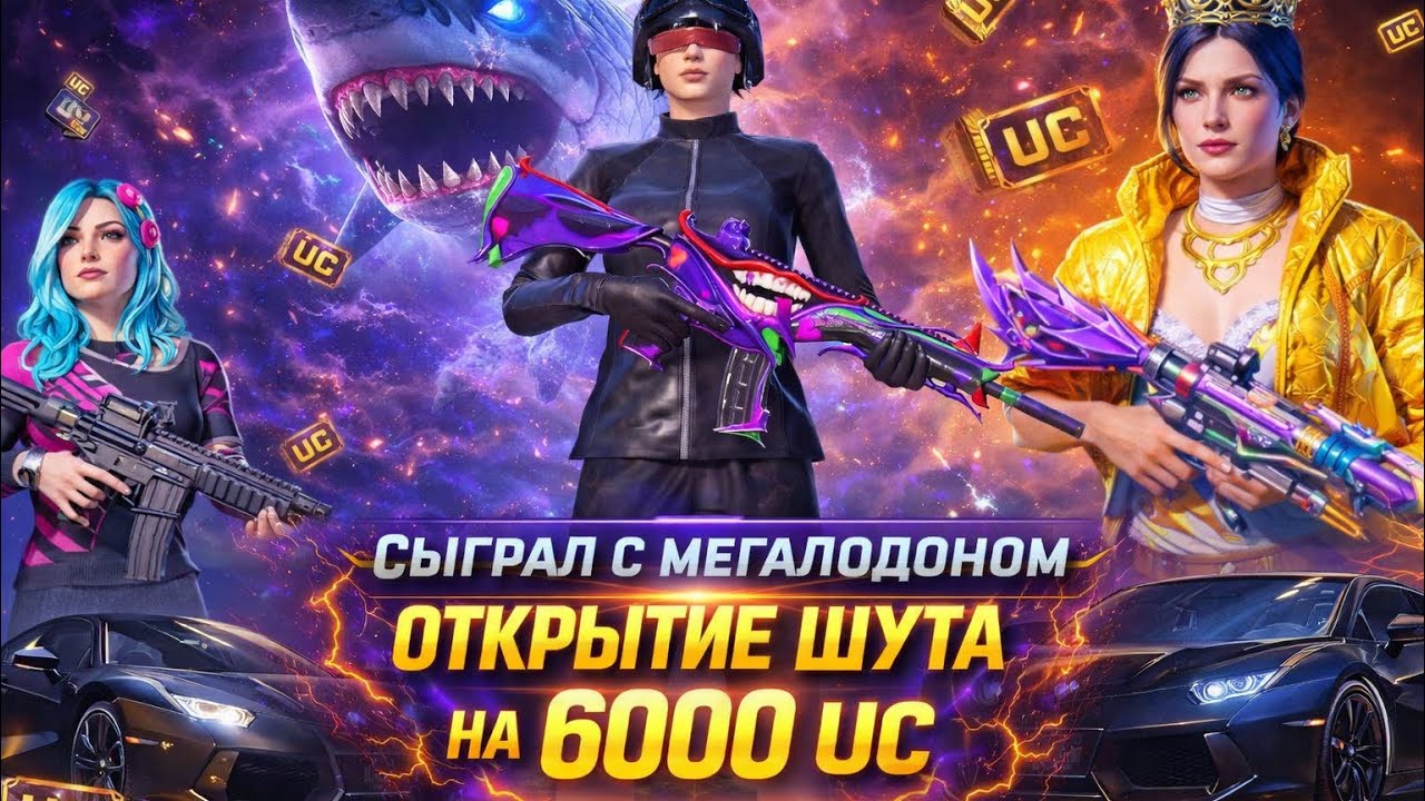 КРУТИМ ЯЩИК С ШУТОМ НА 6000 ЮСИ🤯😱 МЕГАЛОДОН ЗАПЛАКАЛ ПОСЛЕ ИГРЫ🤣😂