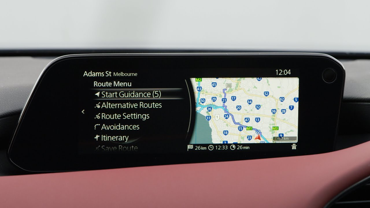 How To Use Mazda Connect GPS Navigation for Mazda 3 and CX-30 - Easy To Follow Instructions