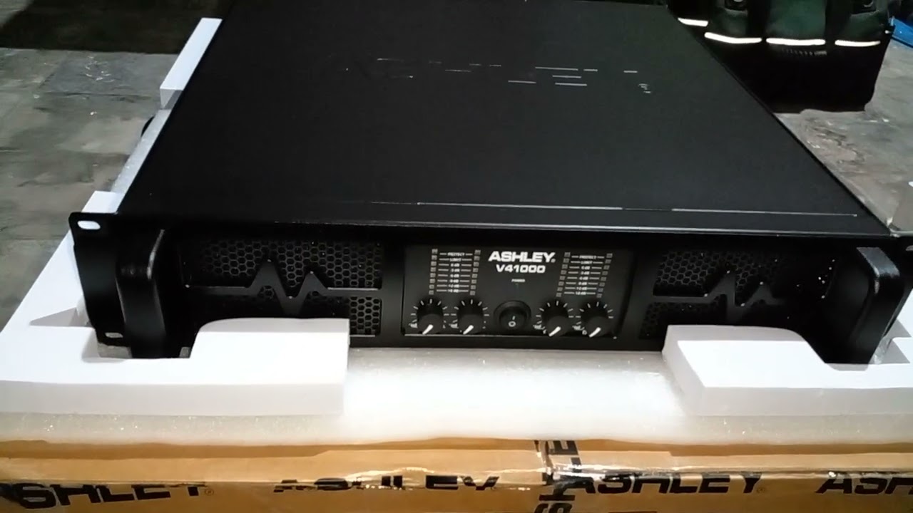 review dan unboxing power 4 ch Ashley V41000
