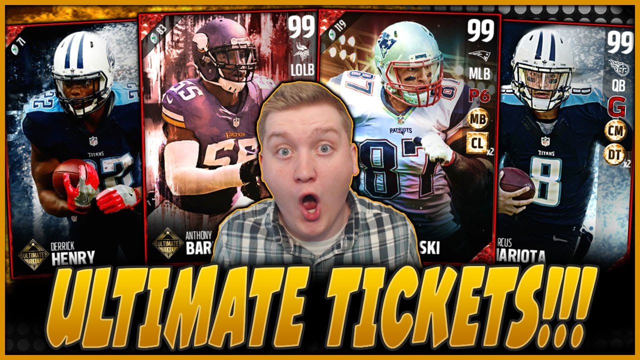 BOOSTED ULTIMATE TICKET PACKS!! | MARIOTA, GRONK, BARR, HENRY AND MORE!! | MUT 17 PACK OPENING