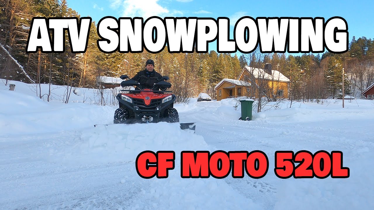 CF Moto 520L ATV Snow Removal ❄️