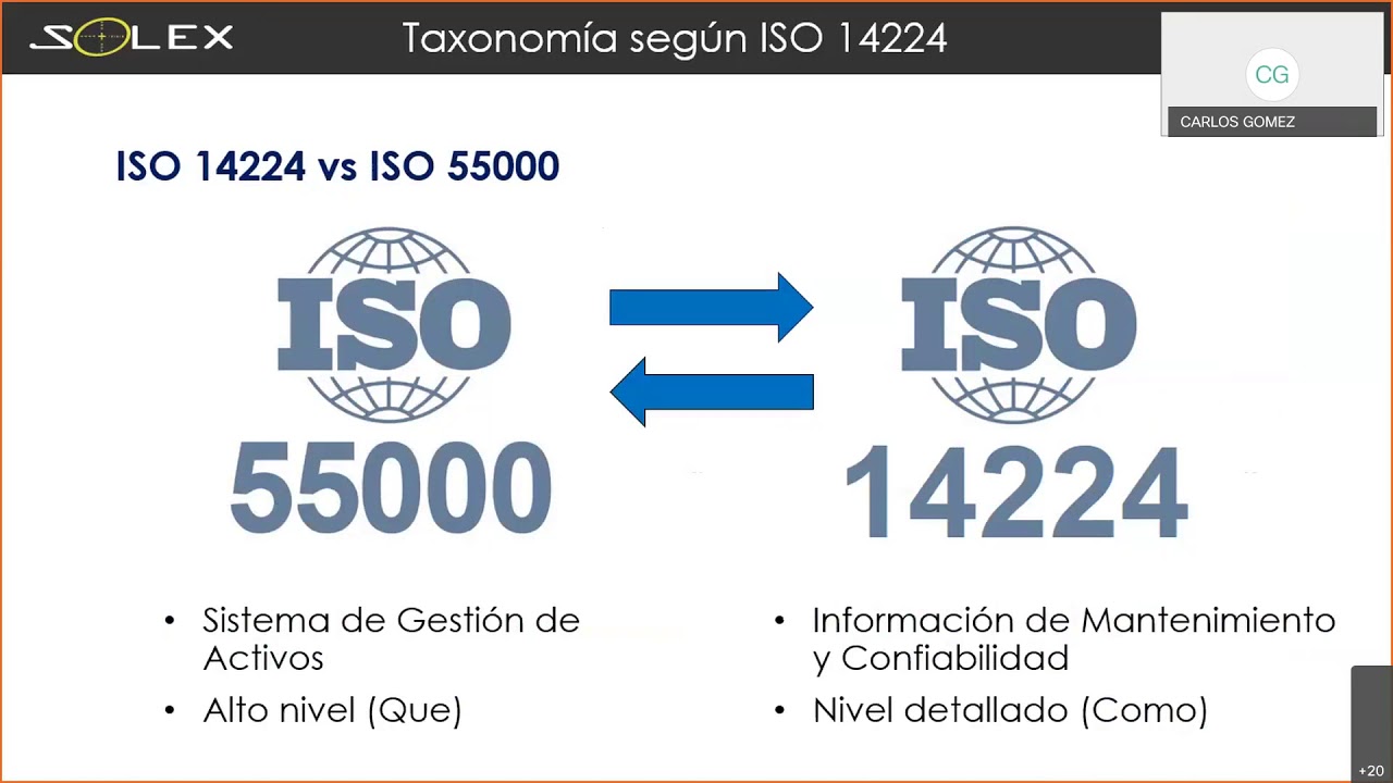 Webinar IBM Maximo – La taxonomía según ISO14224 en un EAM.