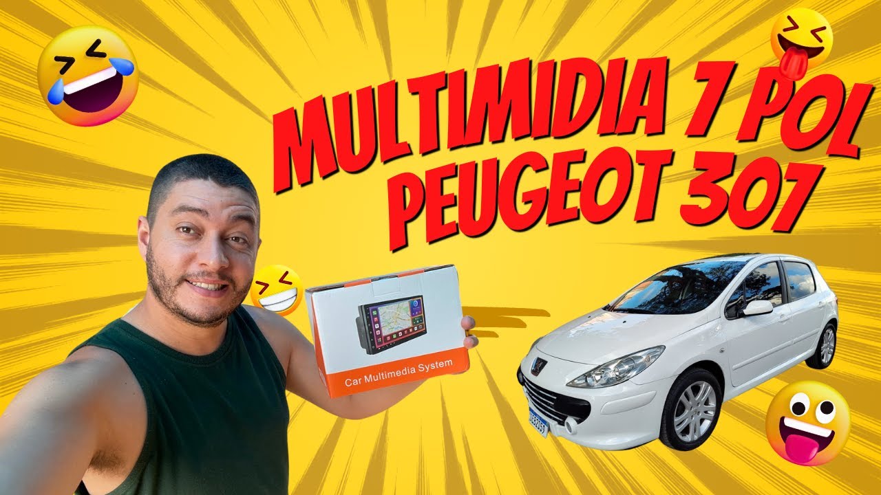 Instalação e utilização multimidia 7 pelegagdas Peugeot 307