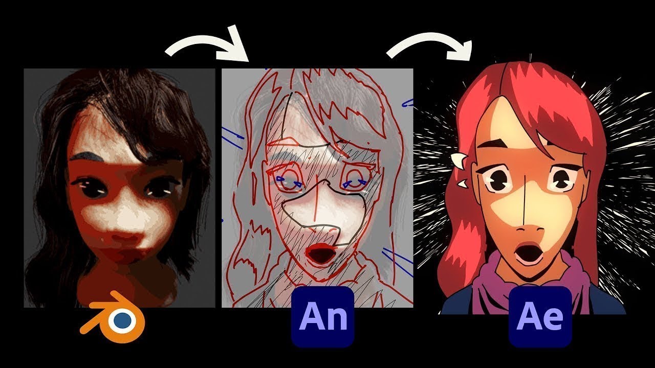 How I Used Blender as a Reference for 2d Animation