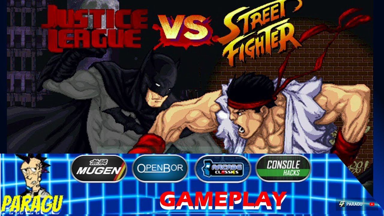 JUSTICE LEAGUE VS STREET FIGHTER - Batman ATÉ O FIM! [GAMEPLAY]