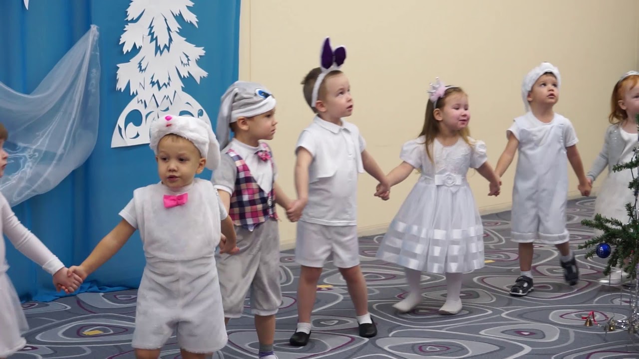 Новогодний утренник в младшей группе 2018